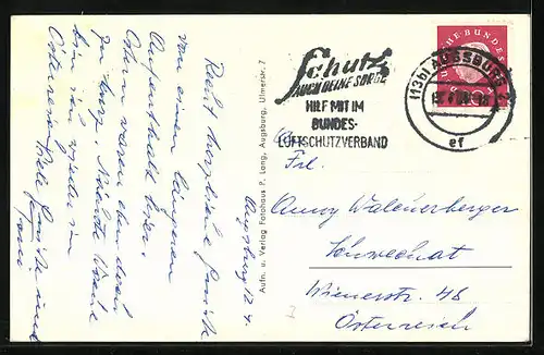AK Augsburg, Hotel-Gaststätte Fortunabräu, Donauwörtherstr. 12