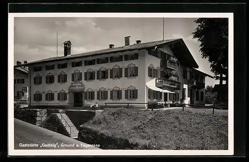 AK Gmund a. Tegernsee, Gaststätte Gasteig