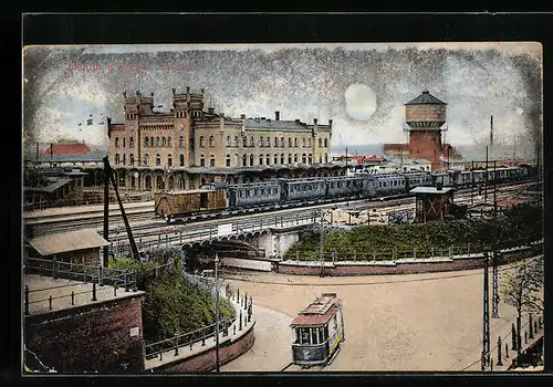 AK Hamm, Blick auf den Bahnhof