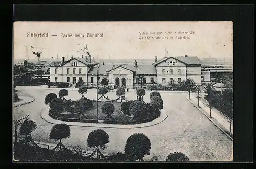 AK Bitterfeld, Partie beim Bahnhof