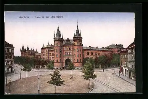 AK Aachen, Kaserne am Elsassplatz