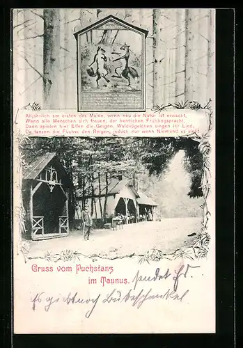 AK Königstein /Taunus, Gasthof Fuchstanz