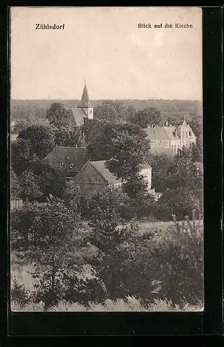 AK Zühlsdorf, Blick auf die Kirche