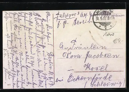 AK Berlin-Tiergarten, Strassenpartie mit Potsdamerbrücke und Strassenbahnen