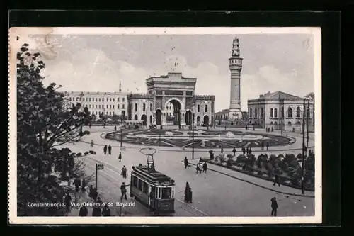 AK Istanbul, Strassenbahn in Beyazit