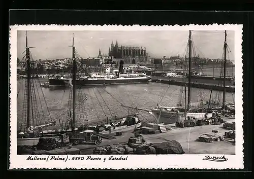 AK Palma de Mallorca, Puerto y Catedral