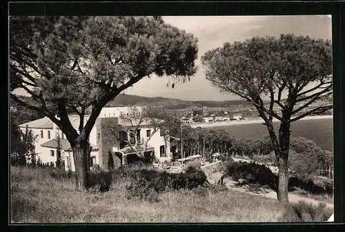 AK San Feliu de Guixols /Costa Brava, Hotel Alabriga y St. Agaró