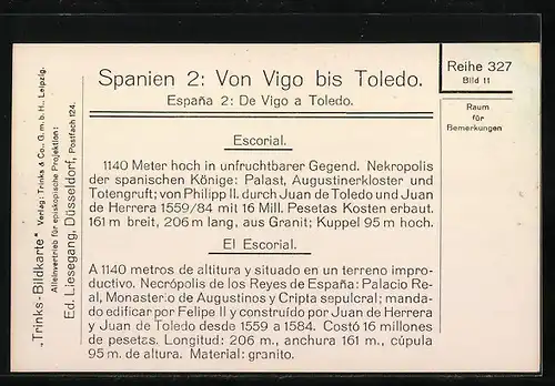 AK Escorial, Panorama