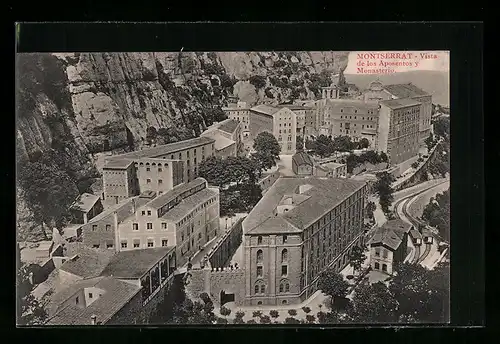 AK Montserrat, Vista de los Aposentos y Monasterio