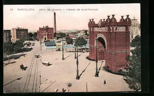 AK Barcelona, Arco de Triunfo y Fábrica de Electricidad