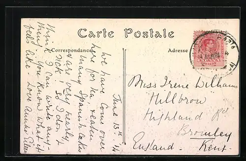 AK Fuenterrabia, Vista general tomada des de el Bidasoa