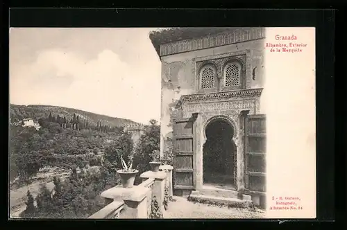 AK Granada, Alhambra, Exterior de la Mezquita