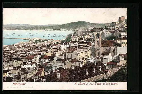 AK Gibraltar, A Bird`s eye View of the town