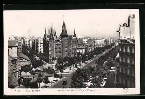 AK Barcelona, Avenida del Generalisimo Franco