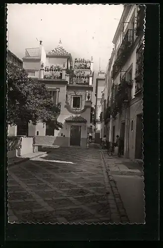 AK Sevilla, Barrio de Santa Cruz Plaza de Dona Elvira