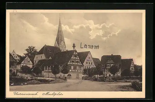 AK Unterweissach, Marktplatz