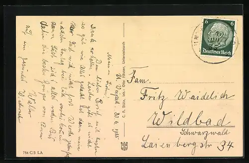 AK Unterweissach, Marktplatz