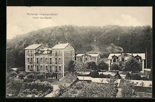 AK Malente-Gremsmühlen, Blick auf Hotel Cäcilienruh