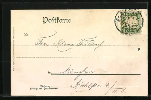 AK Maria Eich, Klosterkirche mit Umgebung