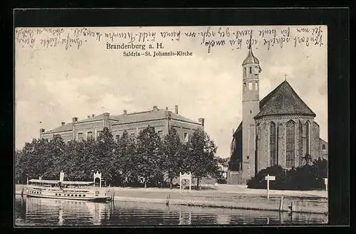 AK Brandenburg a. H., Saldria-St. Johannis-Kirche