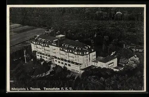 AK Königstein i. Taunus, Taunusheim RKV aus der Vogelschau