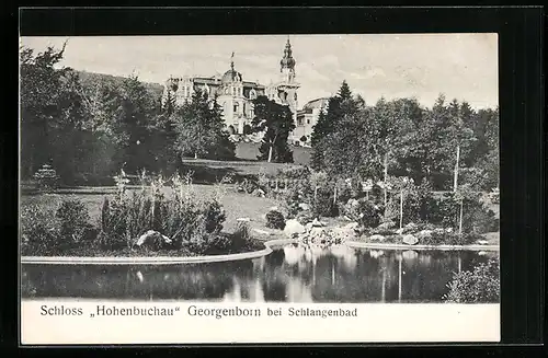 AK Georgenborn bei Schlangenbad, Schloss Hohenbuchau