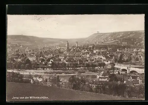 AK Jena, Ortsansicht von der Wilhelmshöhe