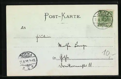 Mondschein-AK Jena, Paradies mit Bootspartie