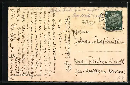 AK Esslingen a. Neckar, Totalansicht