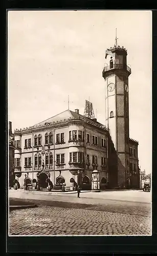 AK Hof a. d. Saale, Rathaus