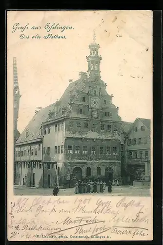 AK Esslingen a. N., Das alte Rathaus