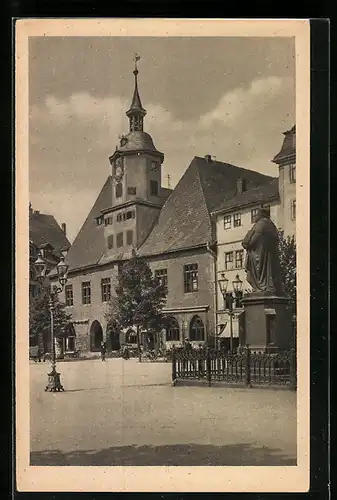 AK Jena, Rathaus mit Hanfried