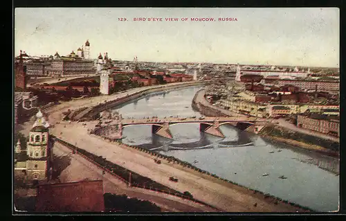 AK Moscou, Ortsansicht aus der Vogelschau