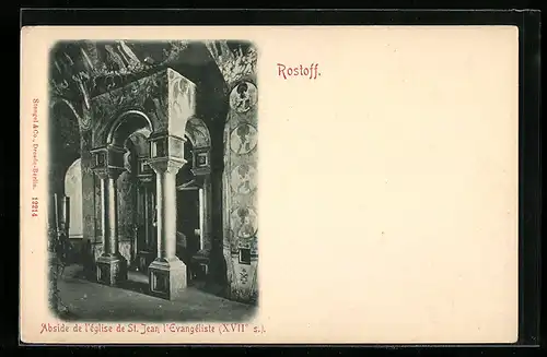 AK Rostoff, Abside de l`Eglise de St. Jean l`Evangeliste