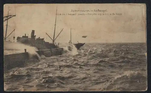 AK Archangel, Tempete sup la Dvina du Nord