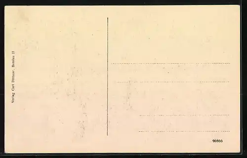 AK Brest-Litowsk, Teilansicht mit kriegszerstörten Gebäuden