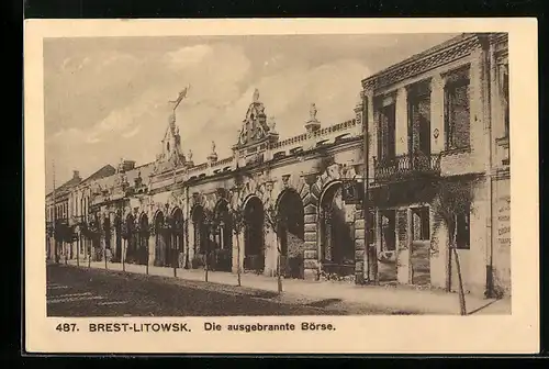 AK Brest-Litowsk, Die ausgebrannte Börse