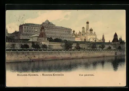 AK Moscou, Kremlin, Vue generale