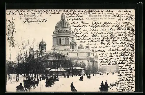 AK St. Pétersbourg, Cathedrale de St. Isaac en hiver