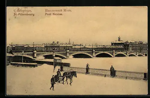 AK St. Pétersbourg, Pont Nicolas en hiver