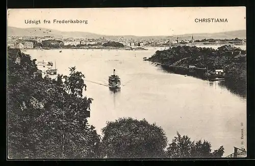 AK Christiana, Udsigt fra Frederiksborg