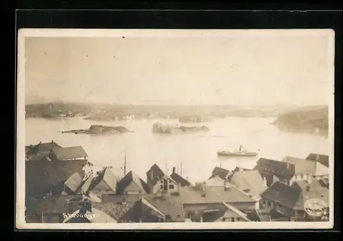 AK Stavanger, Luftbild der Stadt