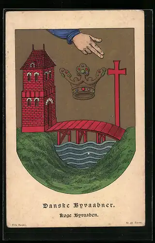 Künstler-AK Koge, Byvaaben