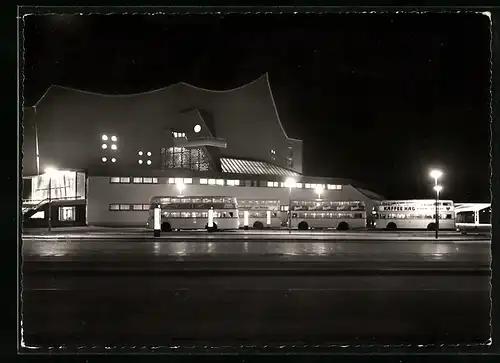 AK Berlin, Neue Philharmonie bei Nacht