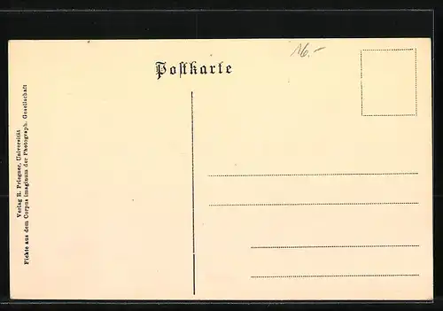 AK Berlin, Jubiläumskarte der Friedrich-Wilhelms Universität 1810 - 1910, Portrait I. Rektor Prof. Fichte
