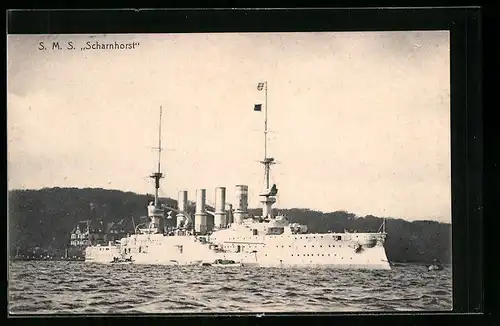 AK Ostasiengeschwader, Kriegsschiff SMS Scharnhorst