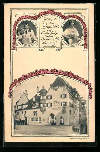 AK Nürnberg, Gasthaus Braustübl der Freih. u. Tucherschen Brauerei A. G.