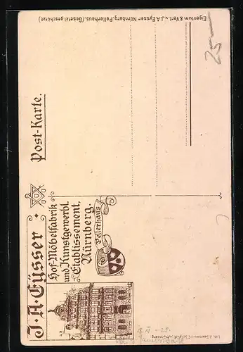 Künstler-AK Portrait des Bildschnitzers Veit Stoss