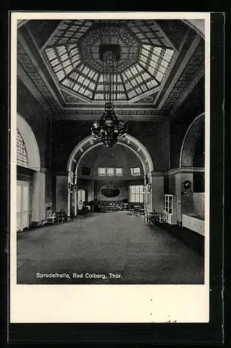 AK Bad Colberg /Thür., Sprudelhalle, Innenansicht