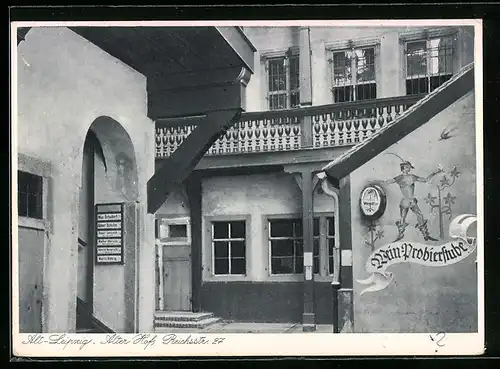 AK Leipzig, Alter Hof, Reichsstrasse 27
